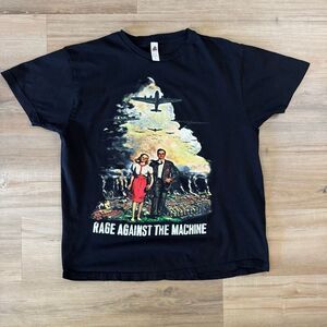 Rage Against The Machine Down Rodeo Black Shirt Size Large Nu Metal Rock Merch